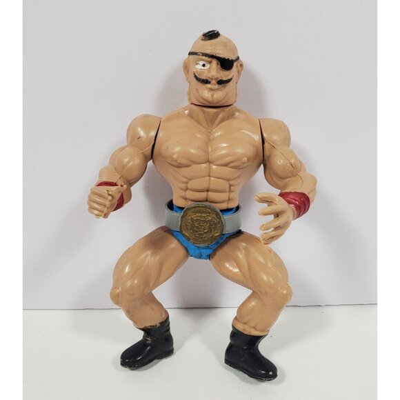 Wrestling Champions 5" Action Figure Wrestler With Belt Vintage - Picture 1 of 16
